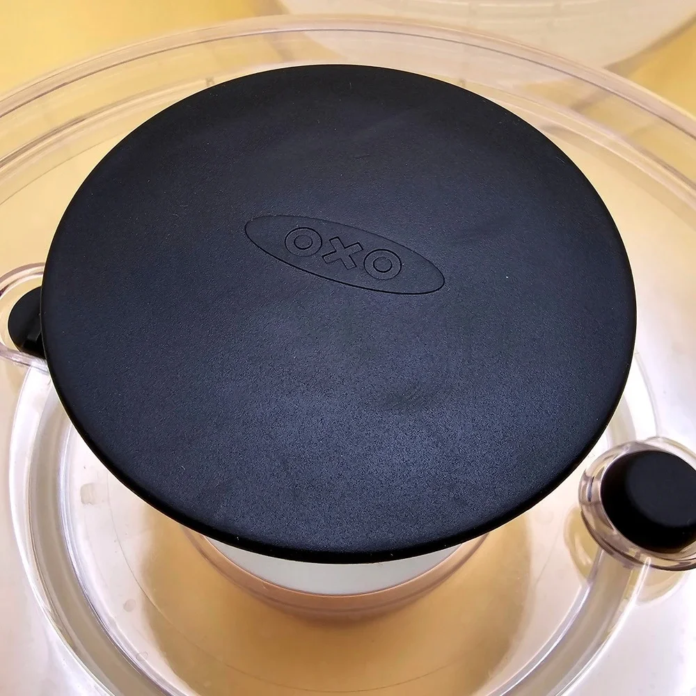 OXO‎ Good Grips Salad Spinner Large Clear White Black